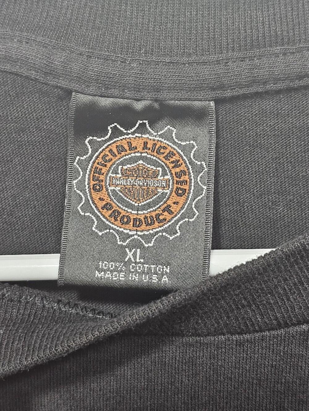 Vintage 1996 Harley Davidson Mens XL Kiss Normal Good-Bye T-shirt USA - Picture 6 of 11